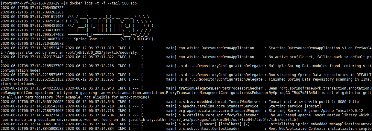 如何在docker中运行springboot项目过程图解