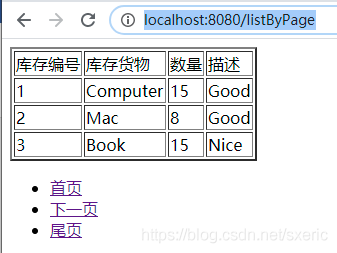 Spring Boot和Thymeleaf整合结合JPA实现分页效果(实例代码)