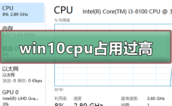 win10系统cpu占用过高