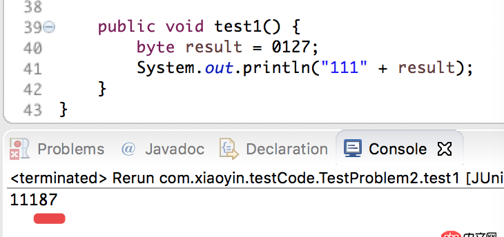 Java, byte 前面有0和没有0的区别