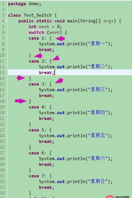 Java基础switch语句加{}问题