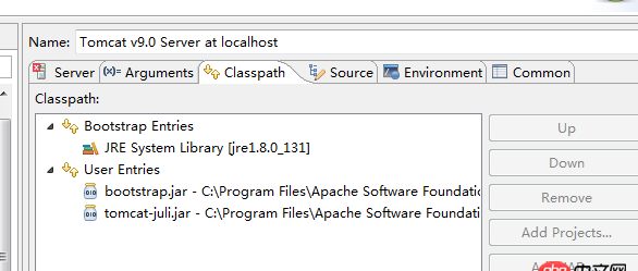 java - eclipse run on server， classpath， not find springmvc.xml