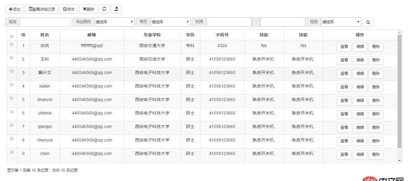 java - bootstrap table分页以后，下面的分页按钮消失怎么办并且如何返回总页数