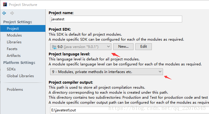 关于Intellij idea 报错：Error : java 不支持发行版本5的问题