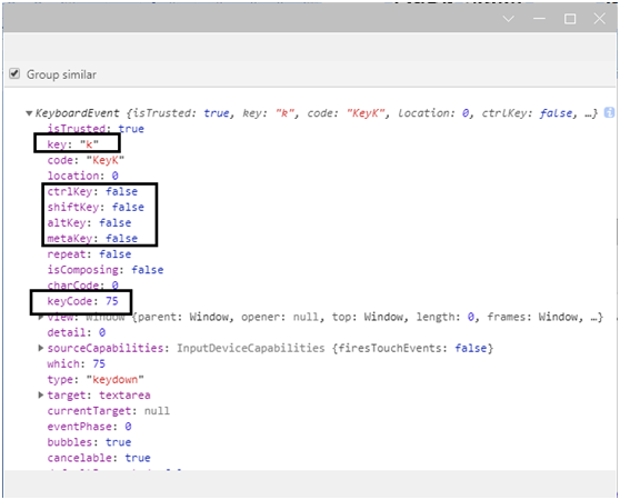 JavaScript 监听组合按键思路及代码实现