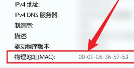 win11mac地址在哪里