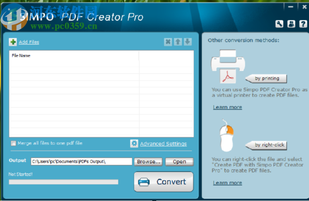 Simpo PDF Creator Pro将Word转换成PDF的方法