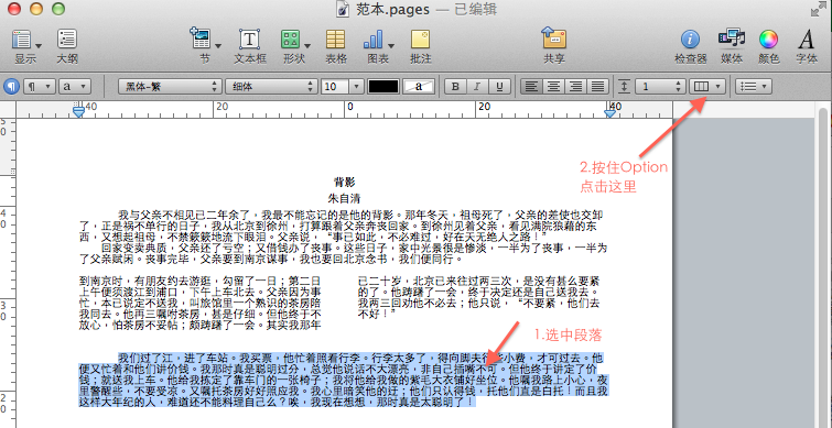MacOS中Pages如何分栏?MacOS使用Pages的分栏技巧