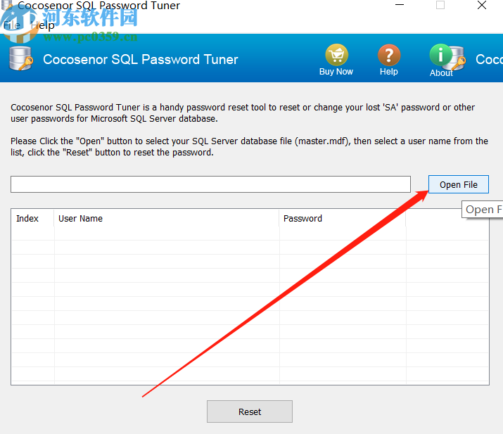 Cocosenor SQL Password Tuner重置SQL密码的方法