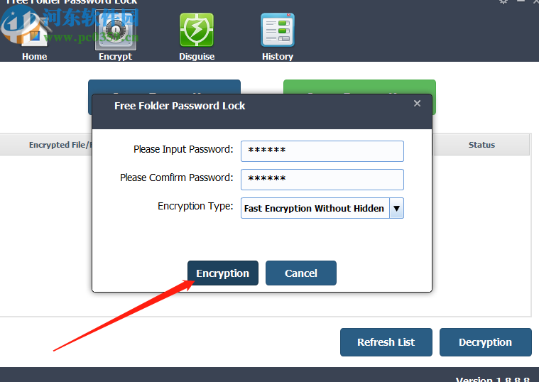 Free Folder Password Lock加密文件夹的方法