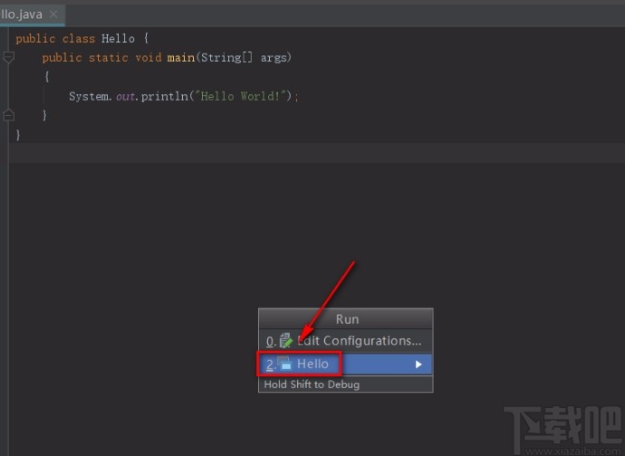 IntelliJ IDEA运行java程序的方法