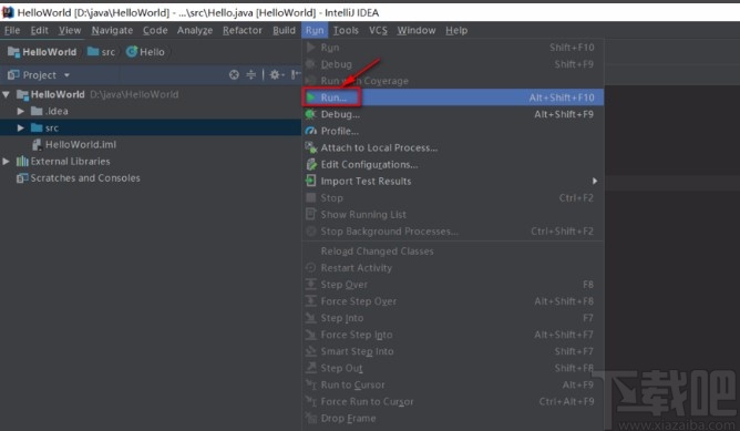 IntelliJ IDEA运行java程序的方法