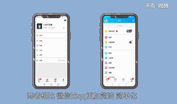 微信和qq的区别