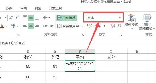 excel函数不显示结果只显示公式解决方法