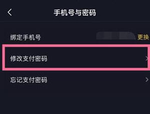 抖音修改支付密码教程