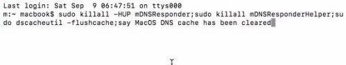 flushdns mac系统教程