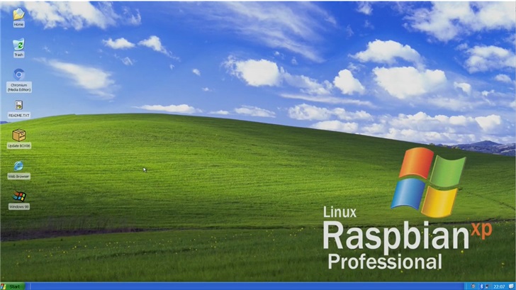 树莓派4可安装XP Linux Raspbian XP专业版系统介绍