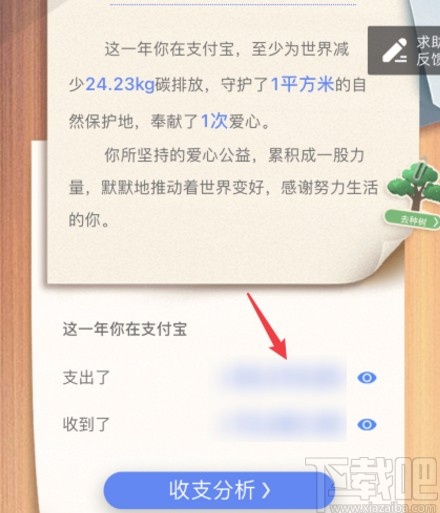 支付宝APP查看2020年度账单的方法