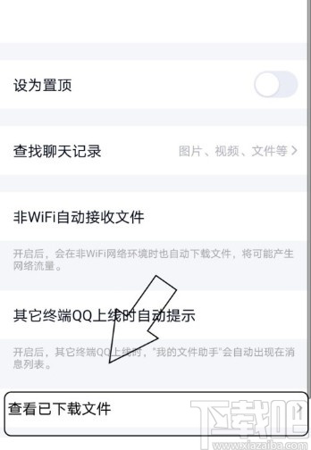 手机QQ查看下载文件的方法步骤