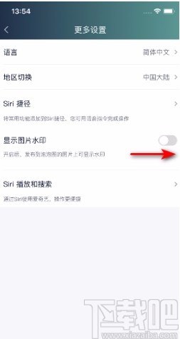 爱奇艺APP开启显示图片水印的方法