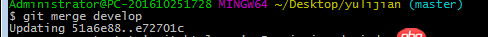 javascript - git merge会出现Updating 51a6e88..e72701c error: cannot