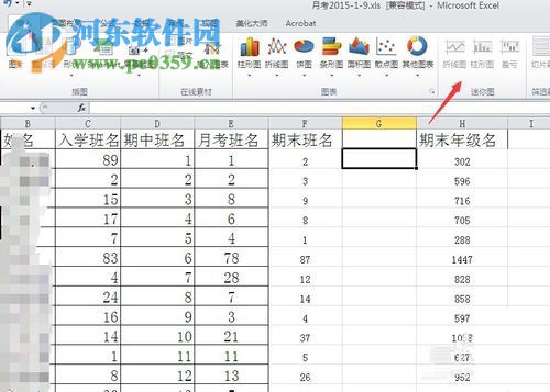 Excel迷你图选项卡不可用的解决方法