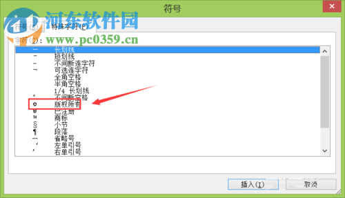 excel中输入版权符号的方法