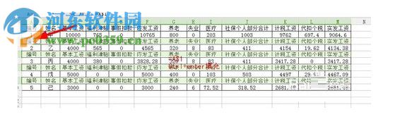 Excel工资表制作成工资条的方法