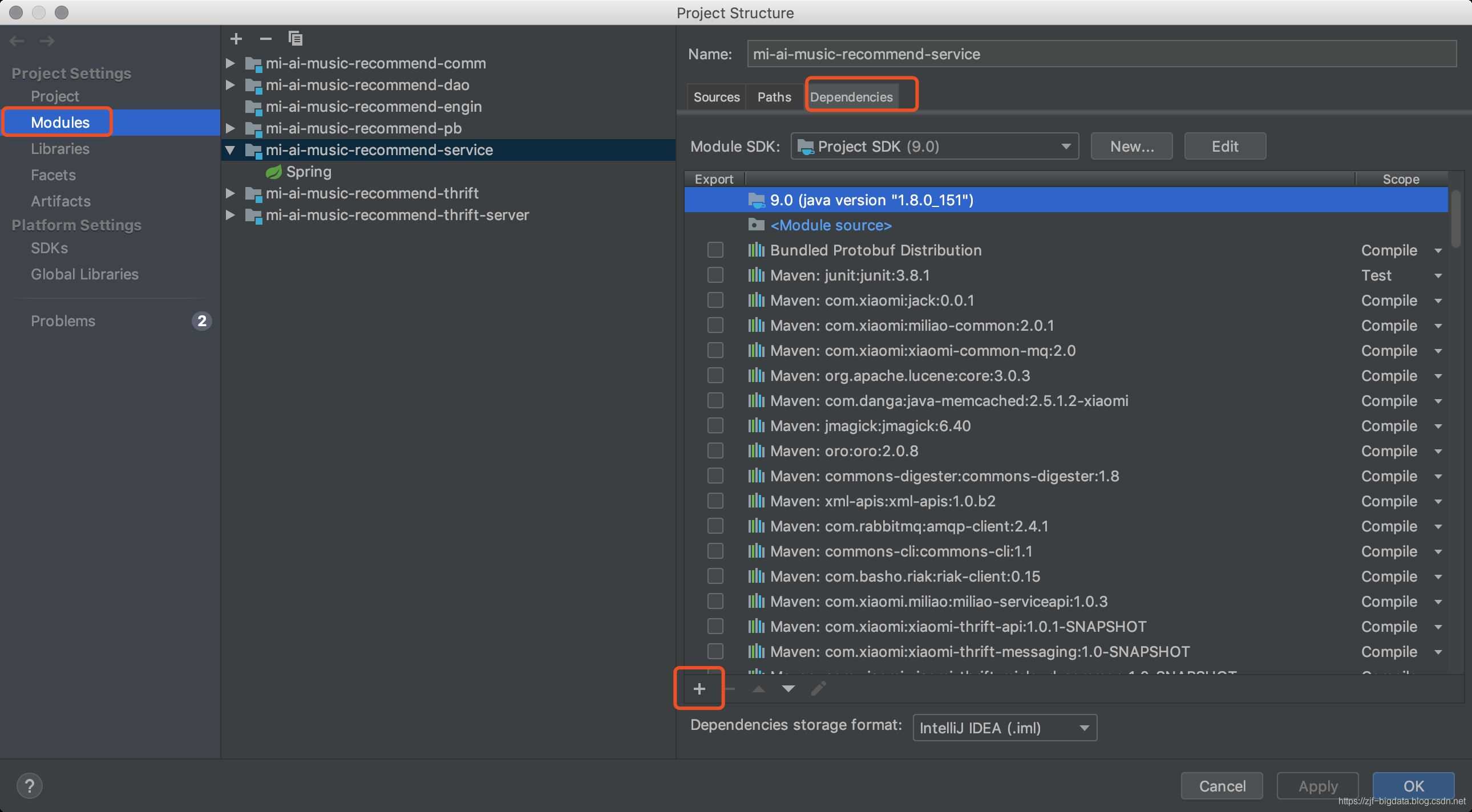 Intellij Idea 多模块Maven工程中模块之间无法相互引用问题