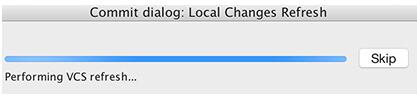 解决idea中svn提交时performing vcs refresh时间很长的问题