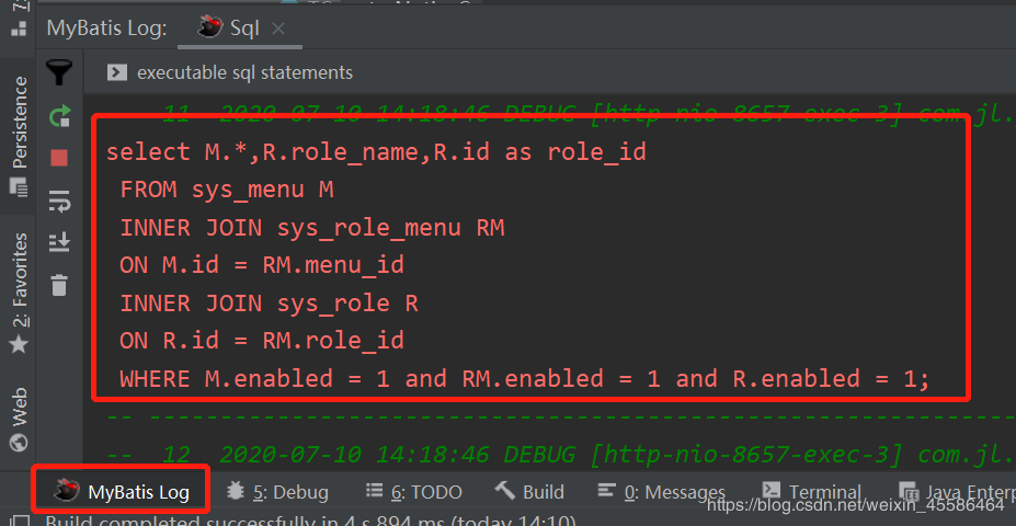 在IDEA中安装MyBatis Log Plugin插件,执行mybatis的sql语句（推荐）