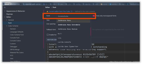 IDEA JetBrains Mono字体介绍和安装教程(详解)
