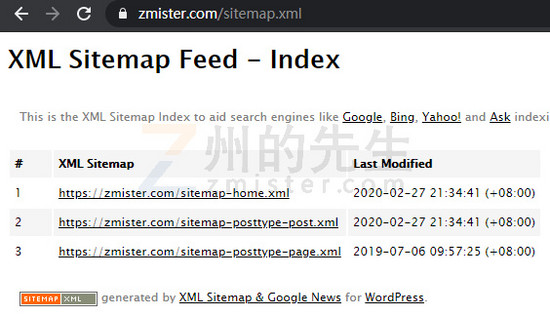 自定义Django默认的sitemap站点地图样式