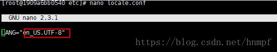 解决docker 容器设置中文语言包出现的问题