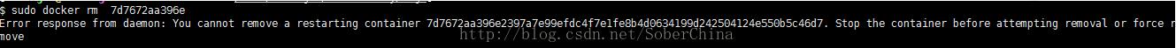 docker 移除掉运行不正常的container操作