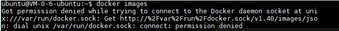 docker 命令报异常permission denied的解决方案