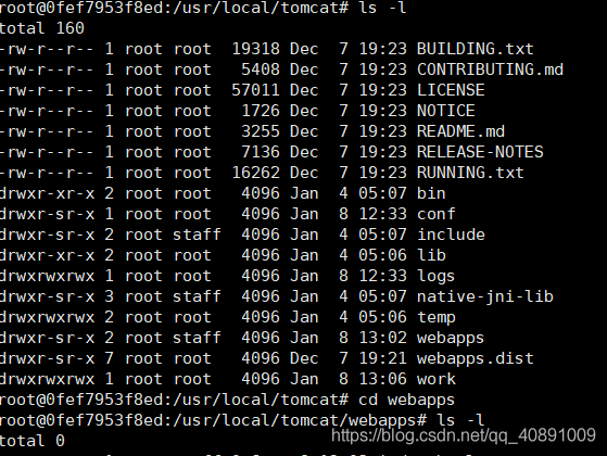 Docker方式启动tomcat访问首页出现404错误