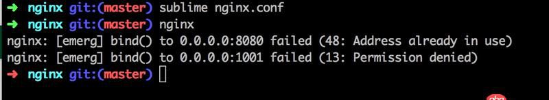 nginx bind failed