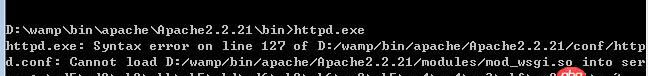 django - apache 不能加载mod_wsgi 求解什么原因