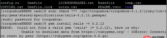 ruby - gem install rails -v 3.2.12 发生错误