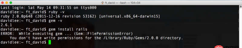 ruby-on-rails - 在安装RubyOnRails的时候出现问题