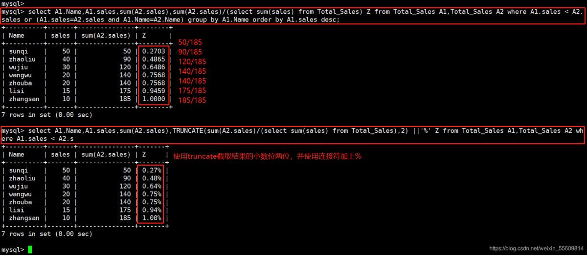 MySQL一些常用高级SQL语句