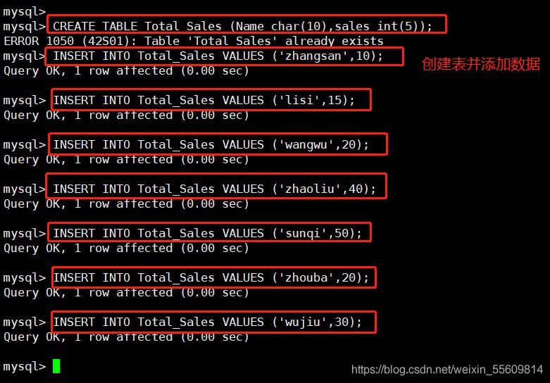 MySQL一些常用高级SQL语句