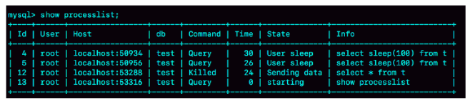 Mysql误删数据解决方案及kill语句原理