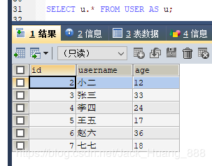 MySQL 详细单表增删改查crud语句