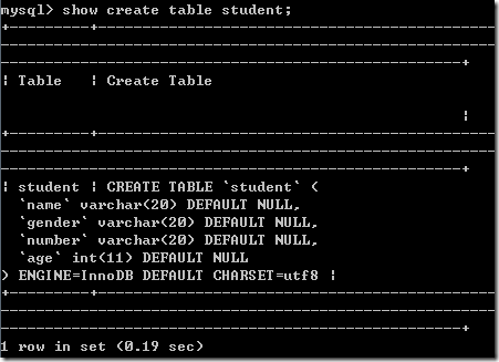 mysql数据表的基本操作之表结构操作，字段操作实例分析