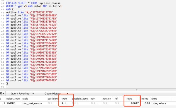 MySQL全文索引、联合索引、like查询、json查询速度哪个快