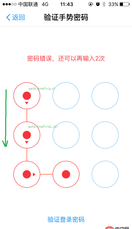 android 手势解锁 布局问题