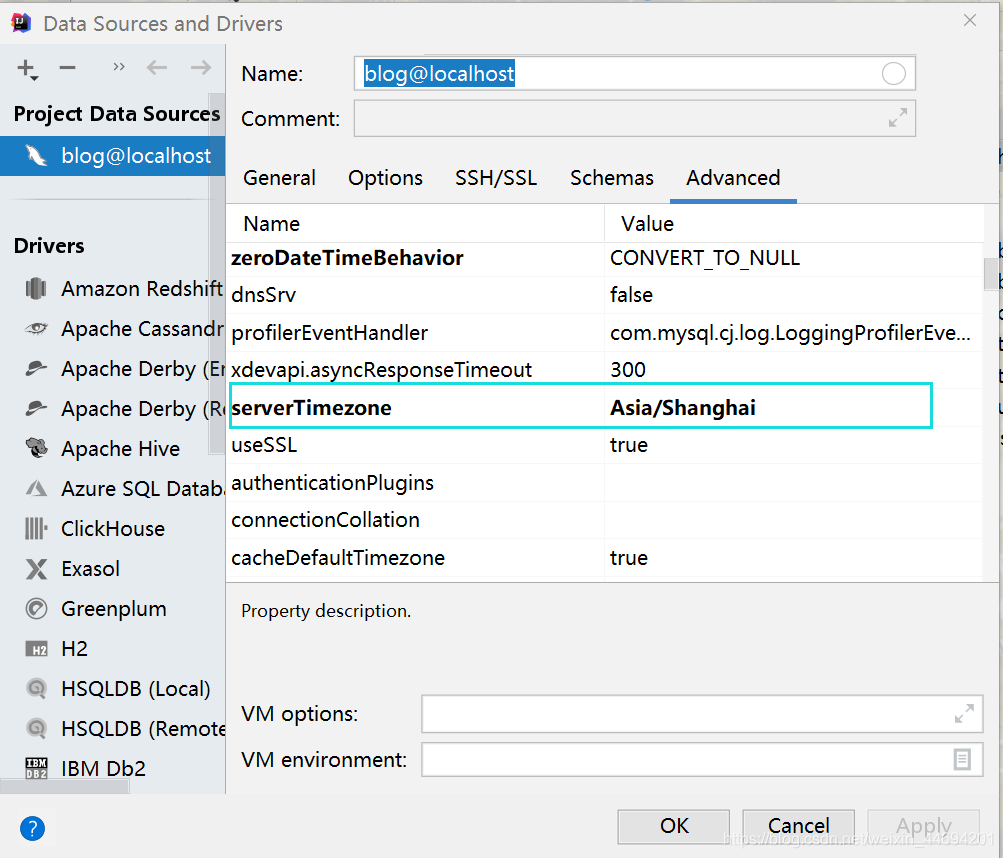 IDEA连接MySQL提示serverTimezone的问题及解决方法