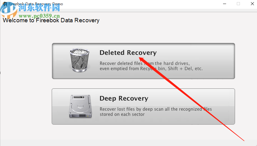 Fireebok Data Recovery恢复删除数据的方法